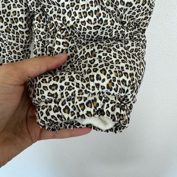 babyGap Leopard Print Snowsuit 6–12M Fleece Lined - Picture 5 of 11
